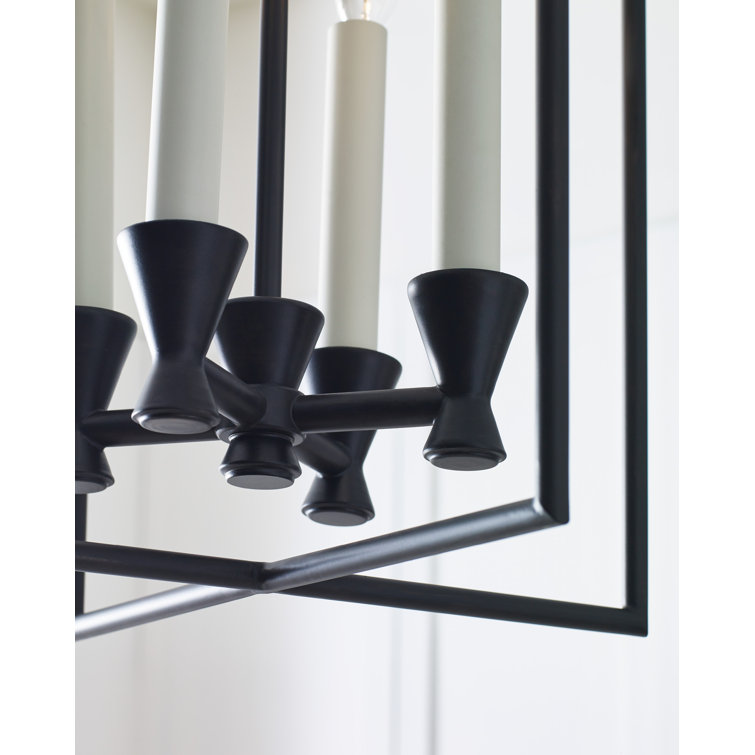 Keystone Aged Iron 4-Light Outdoor Candle Chandelier