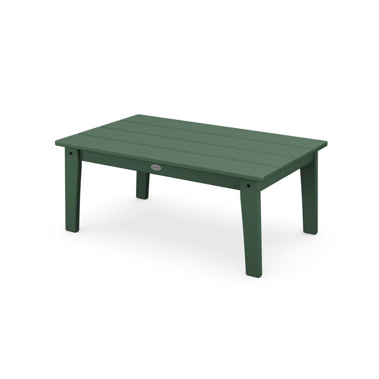 Green Outdoor Polywood Coffee Table