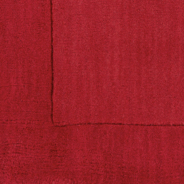 Handmade Mystique Medium Pile Red Wool Area Rug 2' x 3'