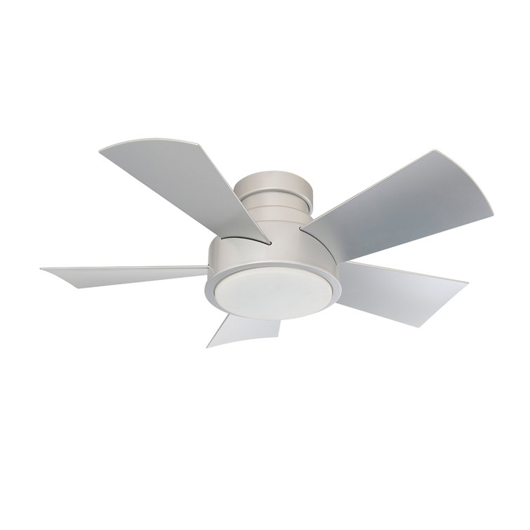 Vox Smart Low Profile 38" LED Ceiling Fan in Titanium Silver
