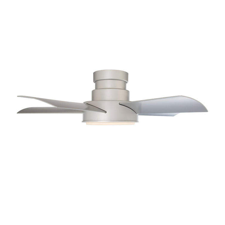Vox Smart Low Profile 38" LED Ceiling Fan in Titanium Silver