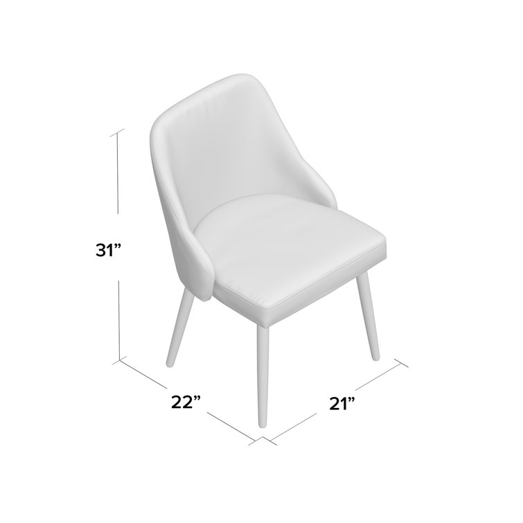 Dusty Rose Velvet Upholstered Side Chair with Gold Legs