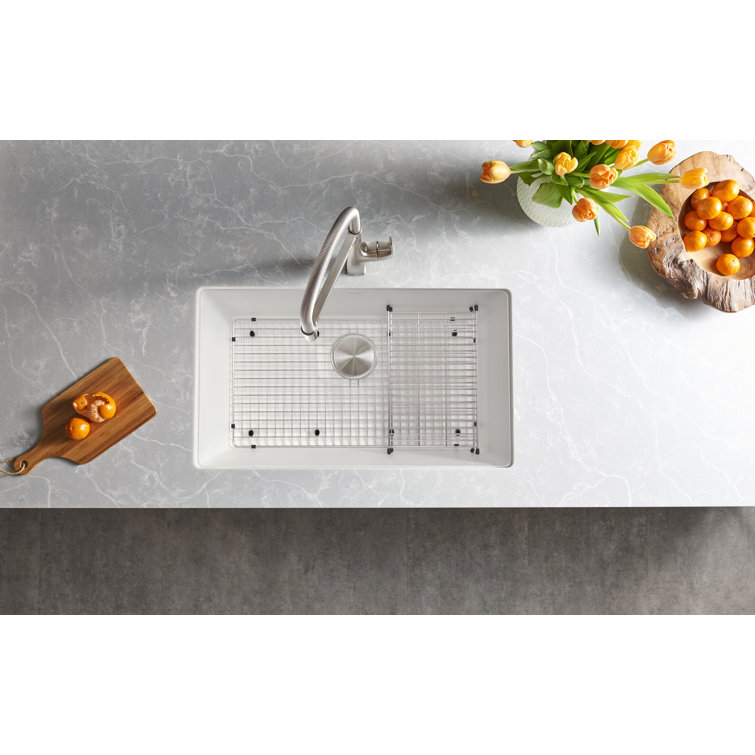 27.56" x 14.56" Stainless Steel Sink Grid for Single Basin