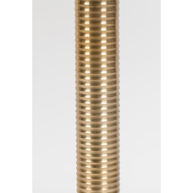 Hypnotising 30" Gold Metal Round Coffee Table