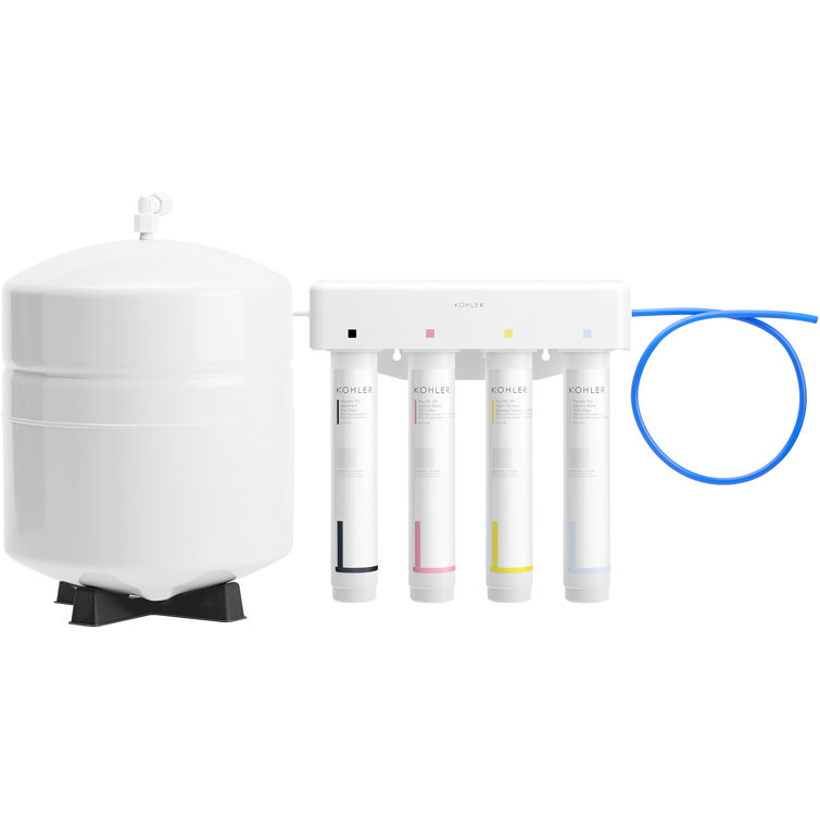 White Reverse Osmosis Under-Sink Water Filtration System