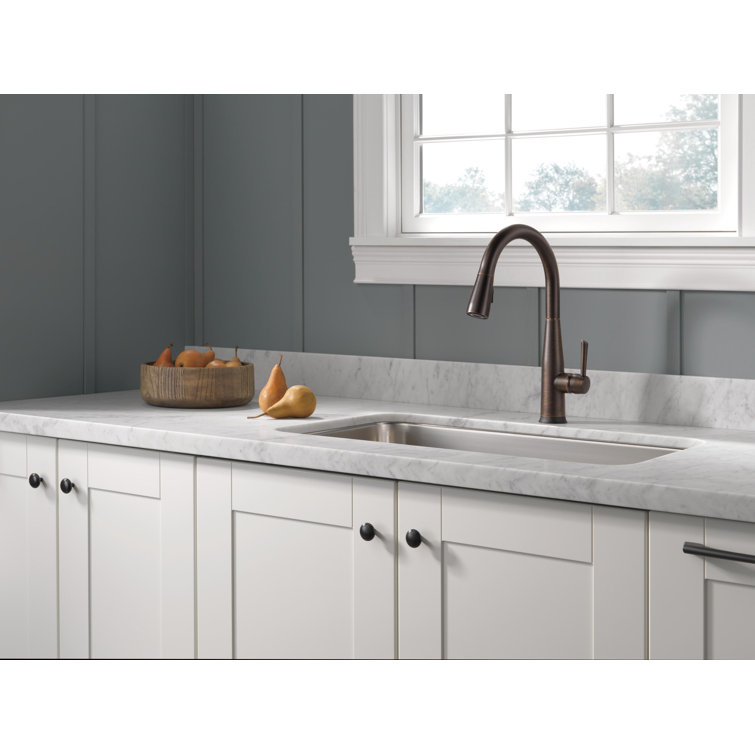 Venetian Bronze Modern Kitchen Faucet with Pull-out Spray