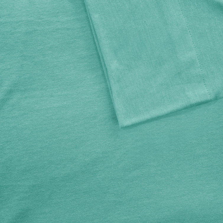King Dark Grey Polyester Jersey Knit Sheet Set