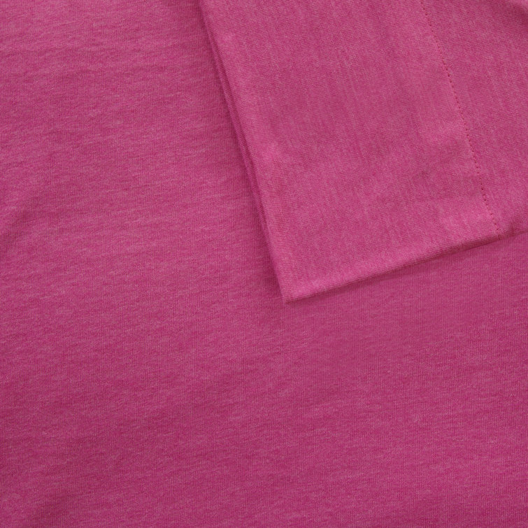 White Twin Polyester Jersey Knit Sheet Set