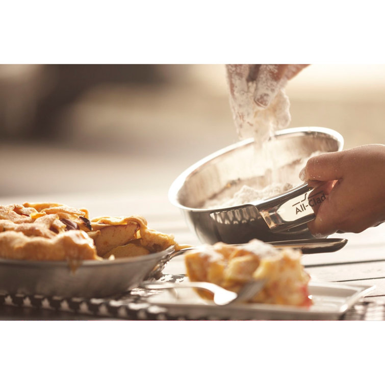 Stainless Steel 3-Piece Mixing Bowl Set with Handles