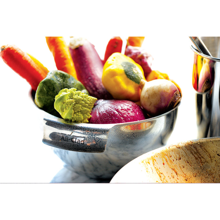 Stainless Steel 3-Piece Mixing Bowl Set with Handles