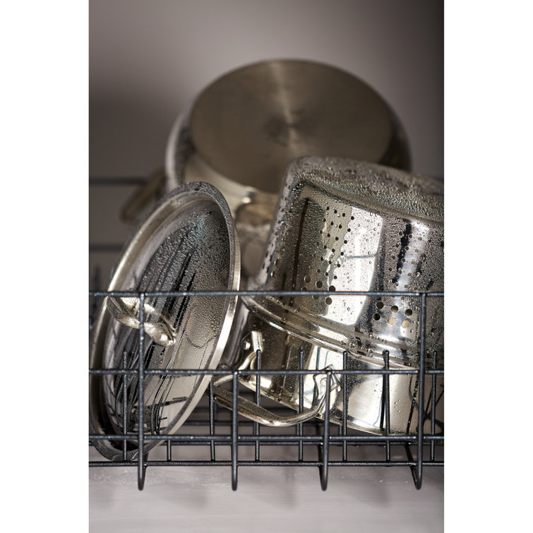 Stainless Steel 6-Quart Pasta Pot with Basket Insert