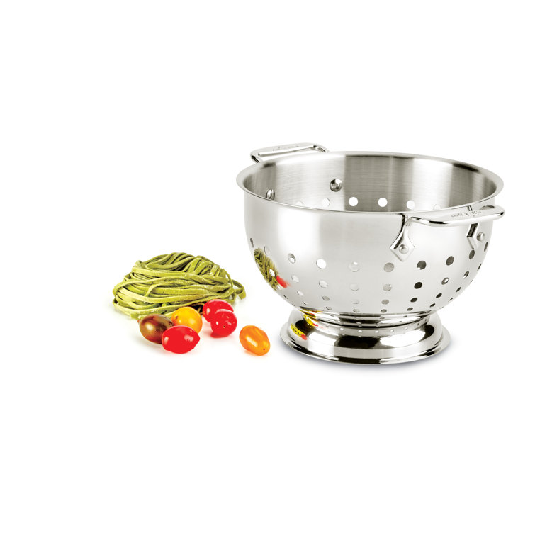 All-Clad 3-Quart Stainless Steel Colander with Handles