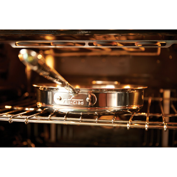 10" Copper Core Stainless Steel Fry Pan with Lid