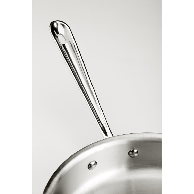 10-Inch Stainless Steel Non-Stick Fry Pan with Lid