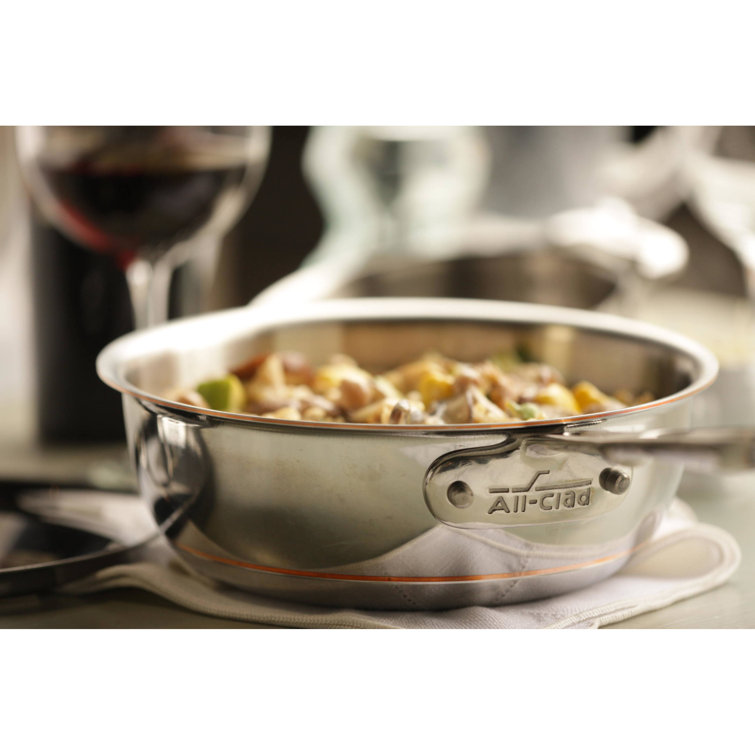Copper Core 5-Ply Stainless Steel 7-Piece Cookware Set