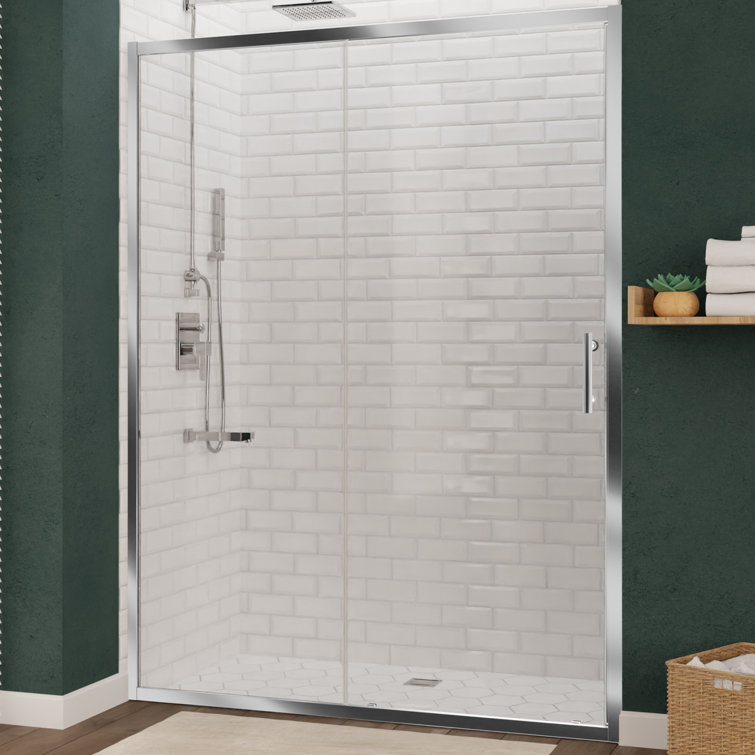 Halberd 48" x 72" Polished Chrome Framed Shower Door