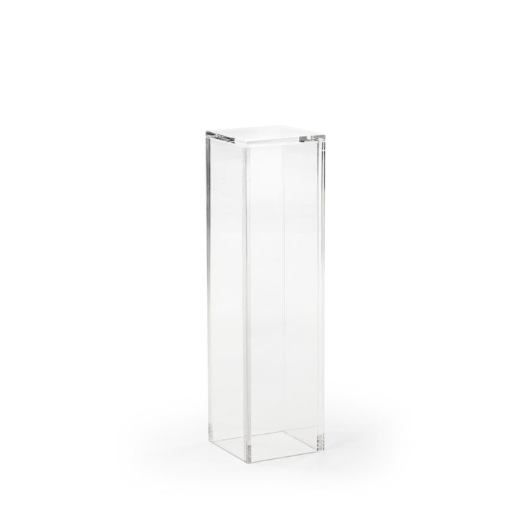 Chelsea 42" Clear Acrylic Pedestal Plant Stand
