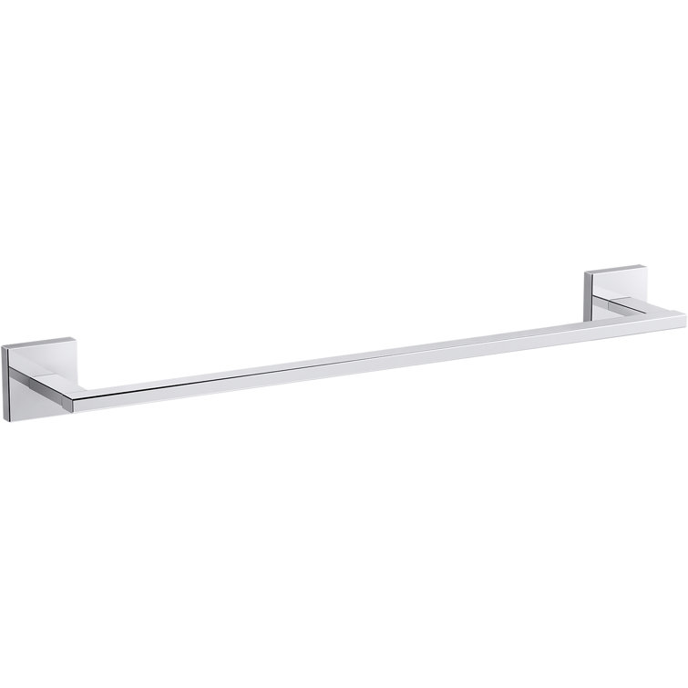 Polished Chrome 18" Wall Mounted Towel Bar