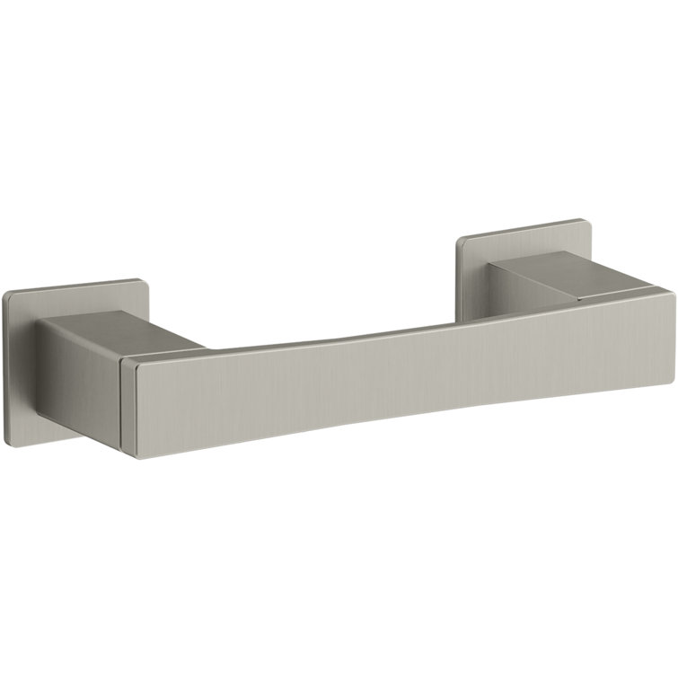 Matte Black Modern Wall-Mounted Toilet Paper Holder