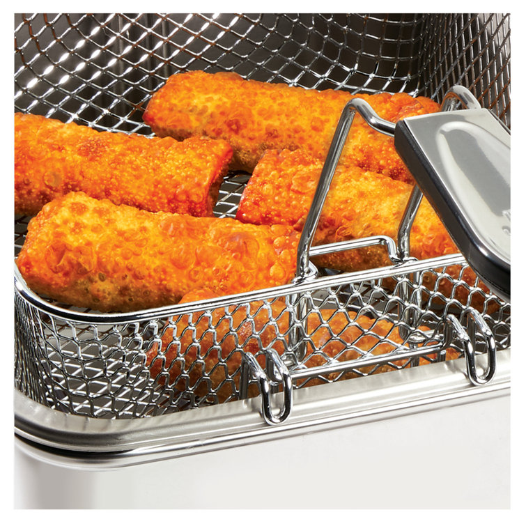 Stainless Steel Electric Deep Fryer with Digital Timer and Oil Filtration System