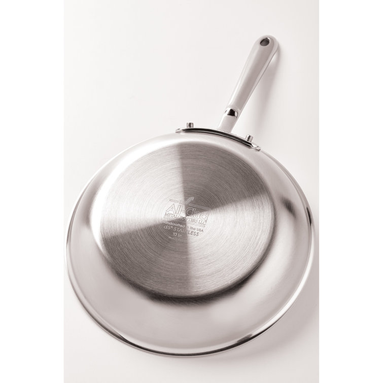 Brushed Stainless Steel 5-Piece Non-Stick Cookware Set