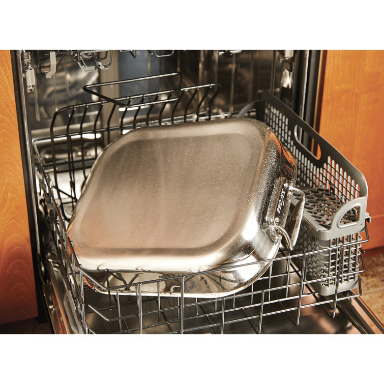 16-Inch Stainless Steel Non-Stick Roasting Pan with Rack