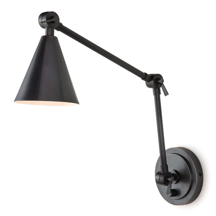 Oil Rubbed Bronze Adjustable Dimmable Wall Sconce