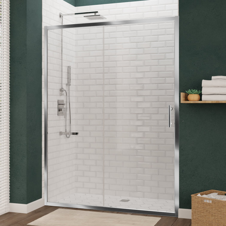 Halberd 48" x 72" Polished Chrome Framed Shower Door