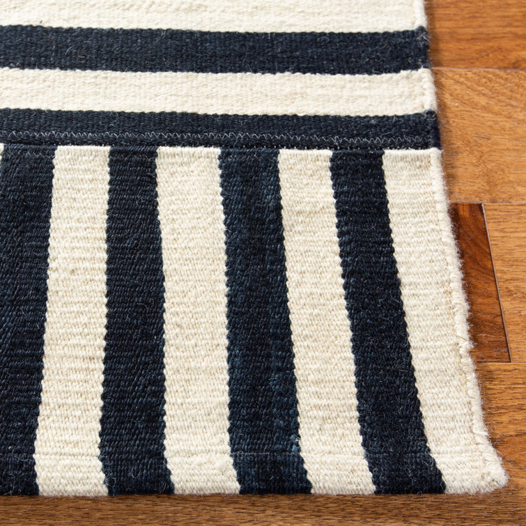 Canyon Stripe Cinder 2' x 3' Hand-Knotted Wool Area Rug