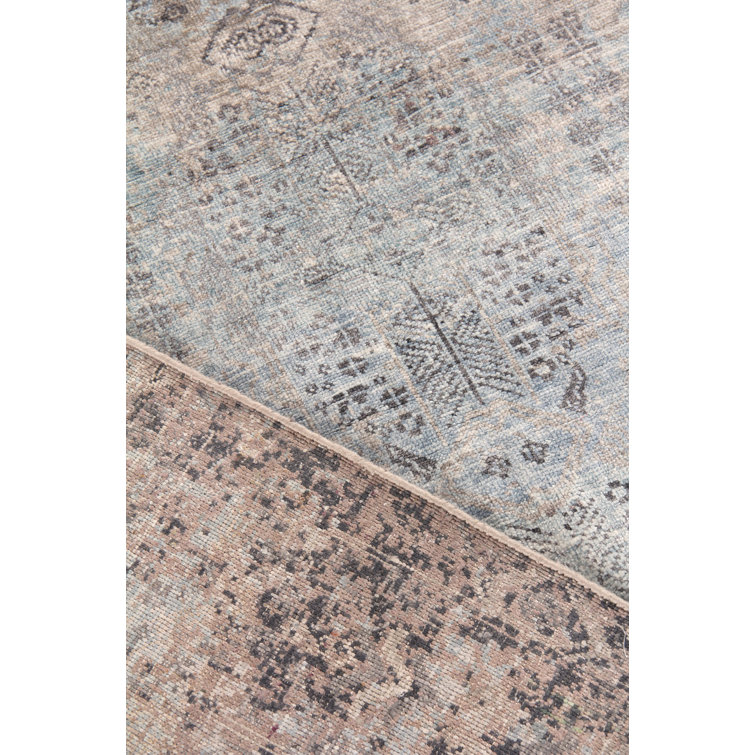 Luxurious Hand-Knotted Silk Ivory and Dark Gray 10' x 14' Area Rug