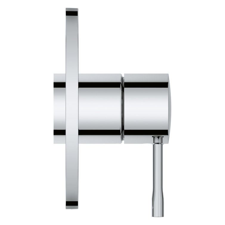 Polished Chrome Lever Shower Valve Trim Kit