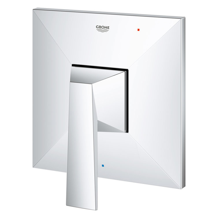 Allure Brilliant 6.75" Chrome Polished Wall-Mounted Valve Trim