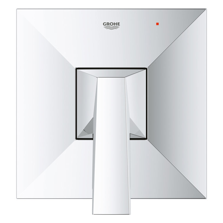 Allure Brilliant 6.75" Chrome Polished Wall-Mounted Valve Trim