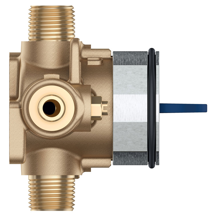 GrohSafe 3.0 Brass Pressure Balance Valve with Flush Plug