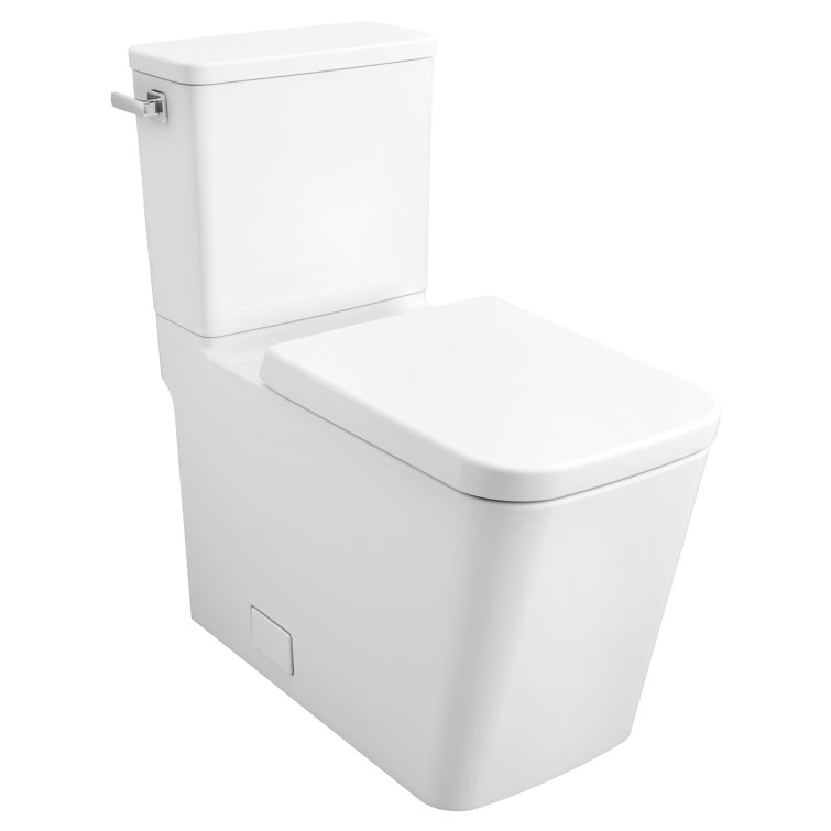 Alpine White Elongated Closed Front Toilet Seat with Lid