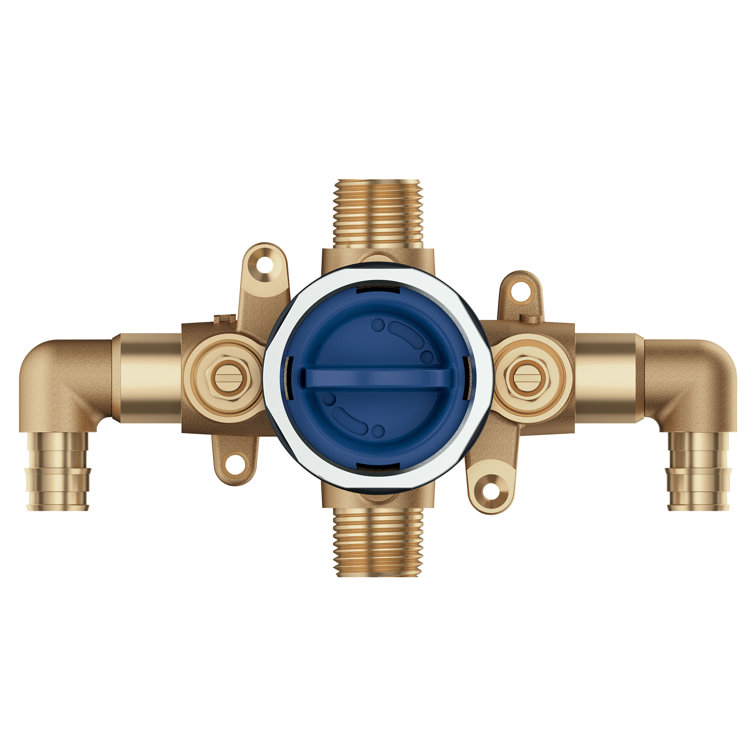 GrohSafe 3.0 Brass Pressure Balance Valve with PEX Elbows