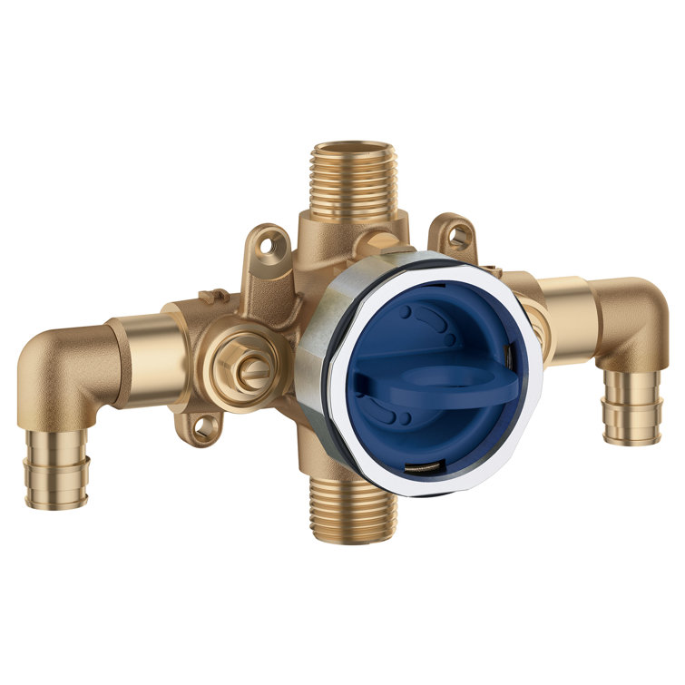 GrohSafe 3.0 Brass Pressure Balance Valve with PEX Elbows