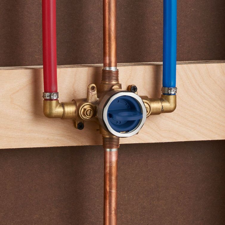 GrohSafe 3.0 Brass Pressure Balance Valve with PEX Elbows
