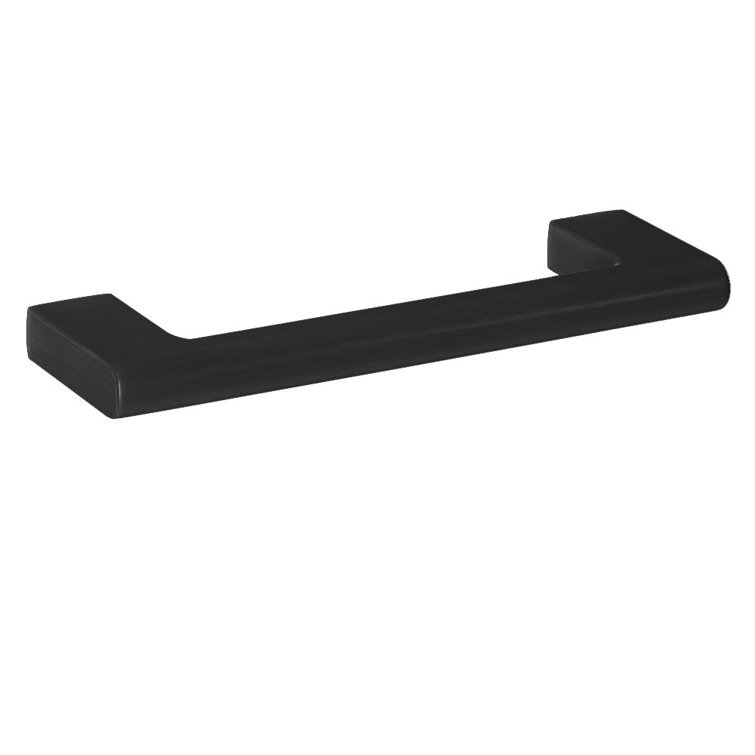 Vail Matte Black Cylindrical Bar Pull with Mounting Hardware