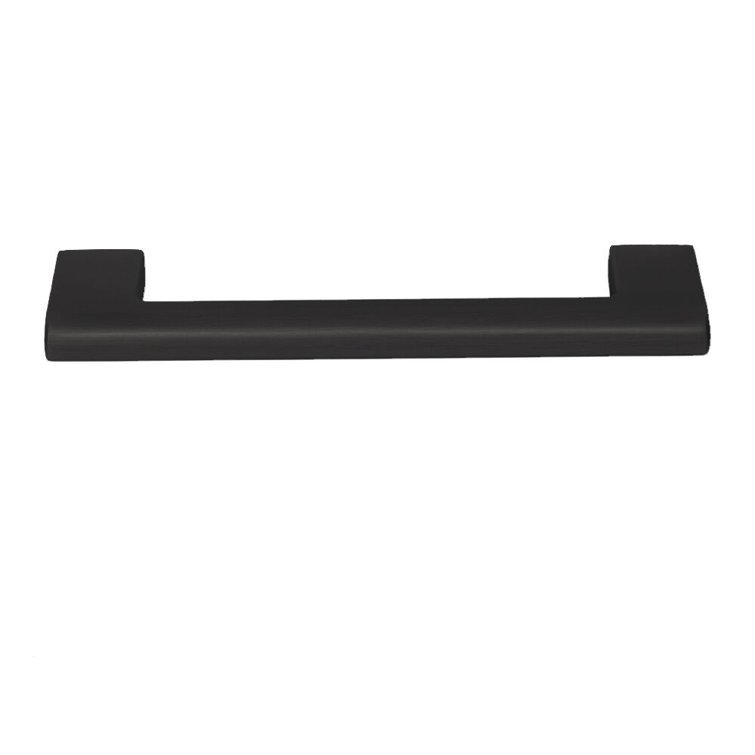 Vail Matte Black Cylindrical Bar Pull with Mounting Hardware