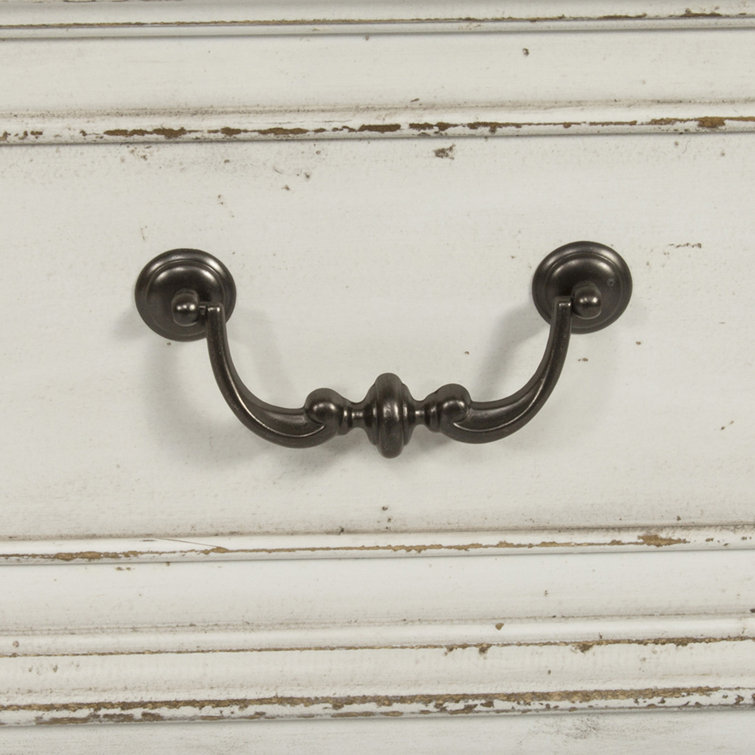 Antique White Traditional 7-Drawer Dresser with Felt Lined Drawer