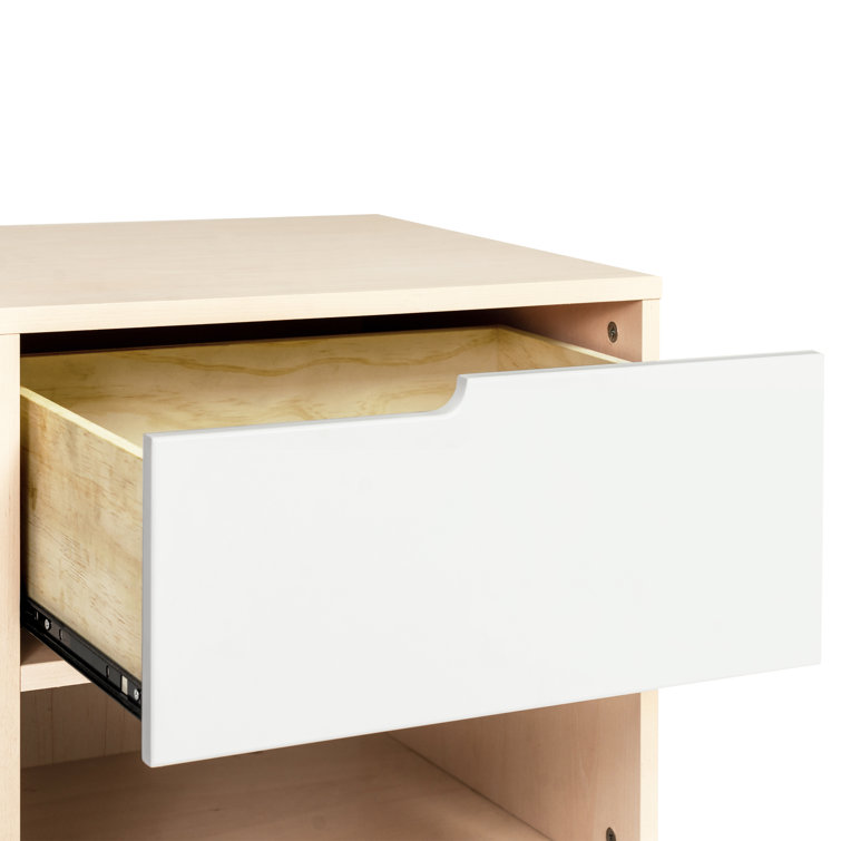 Hudson Eco-Friendly Nightstand with USB Port in Washed Natural