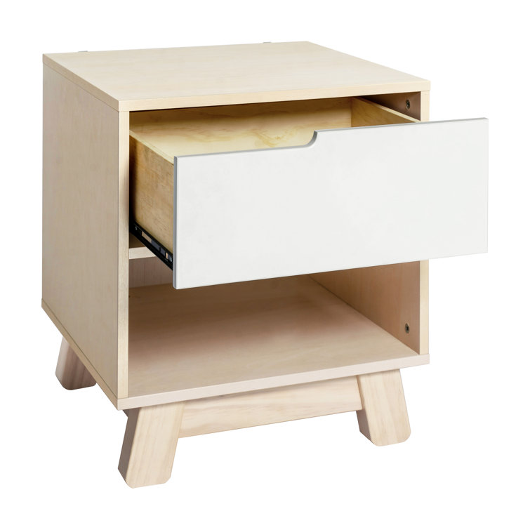 Hudson Eco-Friendly Nightstand with USB Port in Washed Natural