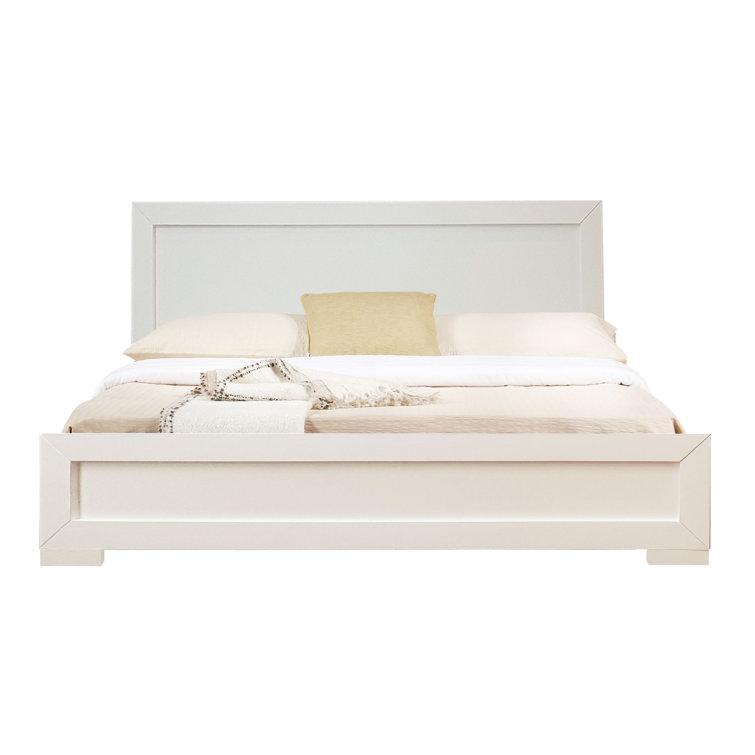 Oxford Charcoal Queen Size Upholstered Wood Platform Bed