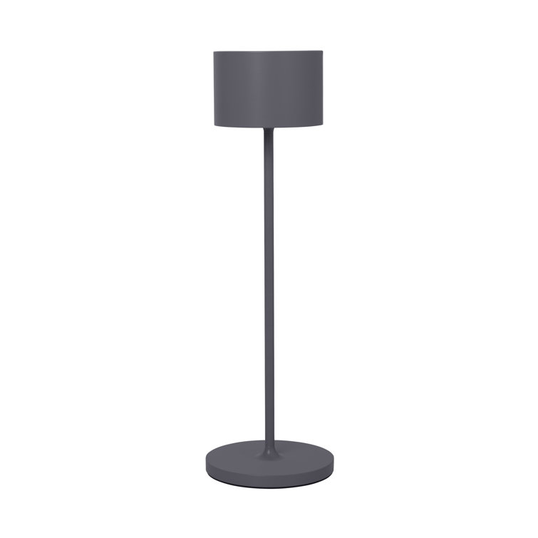 Farol Warm Grey Aluminum Portable LED Lamp with Touch Dimming