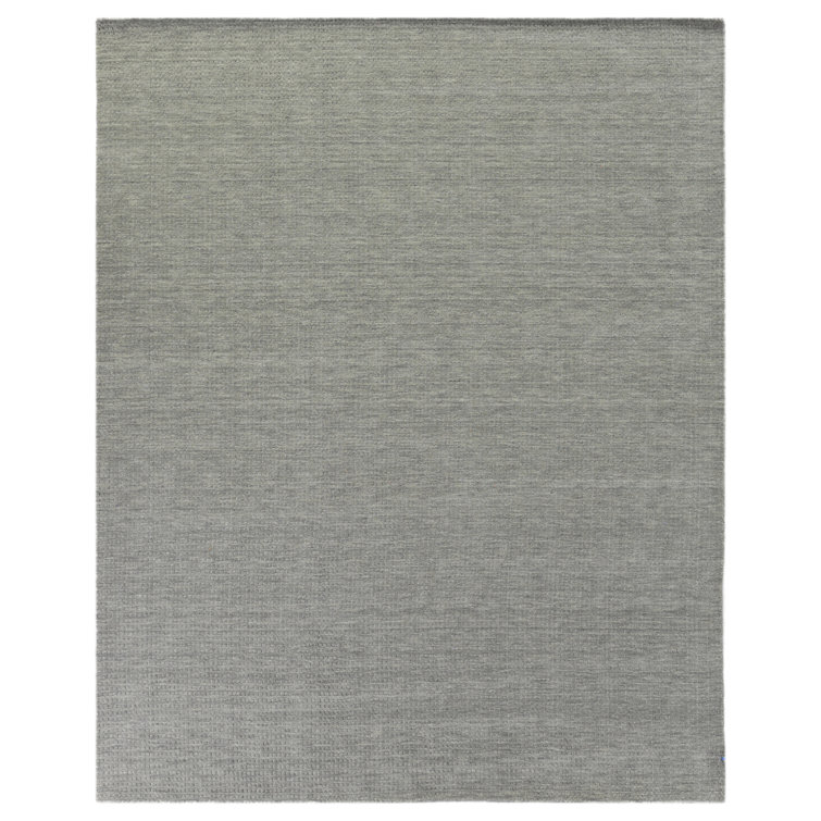 Handmade Gray Sheepskin Rectangular 8' x 10' Rug