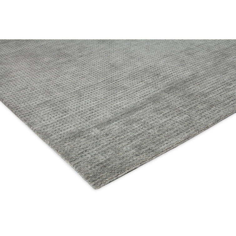 Handmade Gray Sheepskin Rectangular 8' x 10' Rug