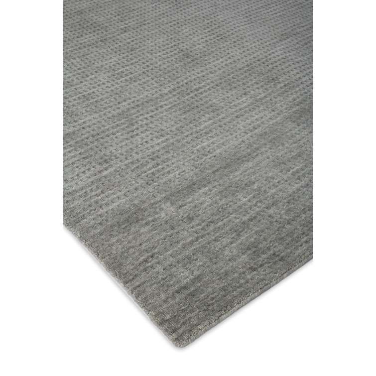 Handmade Gray Sheepskin Rectangular 8' x 10' Rug