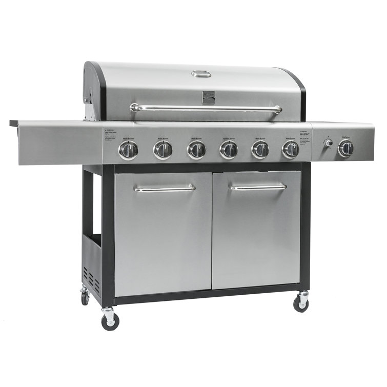 Kenmore XL Stainless Steel Propane Gas Grill with Side Burner