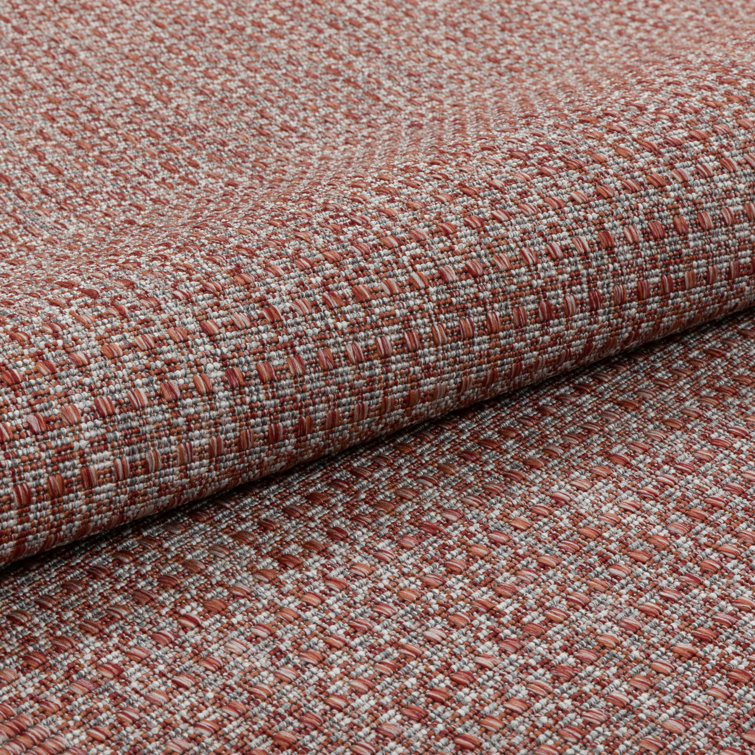 Coral Breeze 9' x 12' Synthetic Rectangular Easy-Care Outdoor Rug
